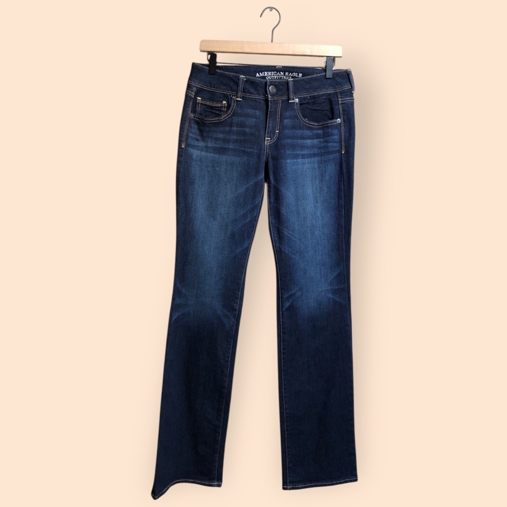 American Eagle Outfitters X-long Women's Dark Blue Bootcut Jeans